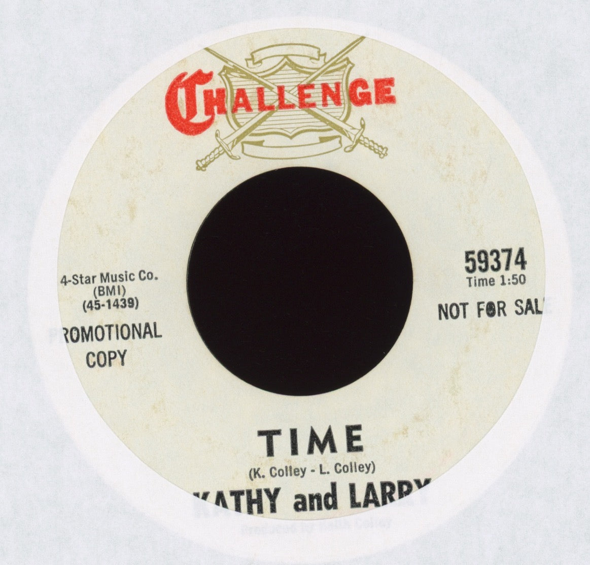 Kathy And Larry - Magic Island on Challenge Promo Teen Pop 45