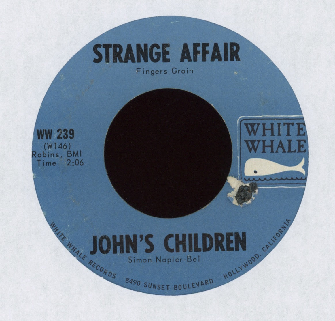 John's Children - Smashed! Blocked! on White Whale Psych Rock 45
