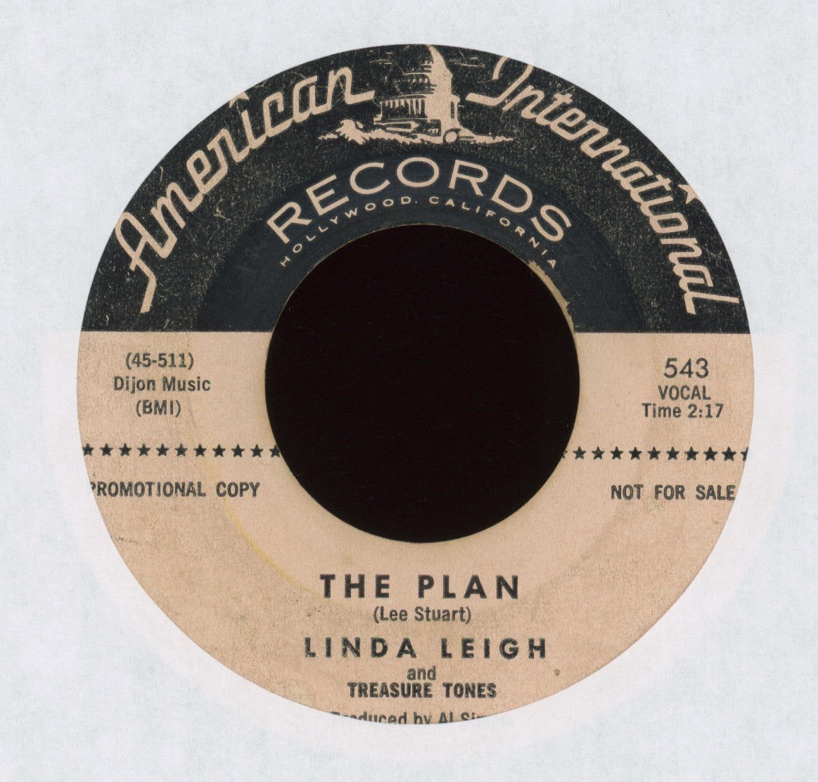 Linda Leigh - Beri-Beri on American International R&B Popcorn 45