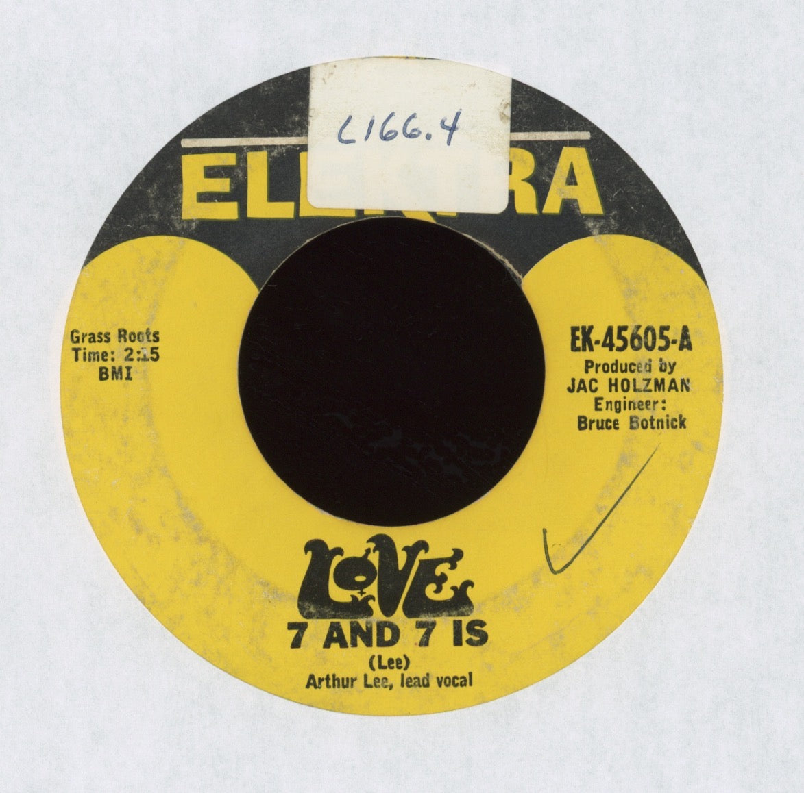 Love - 7 And 7 Is on Elektra Garage 45