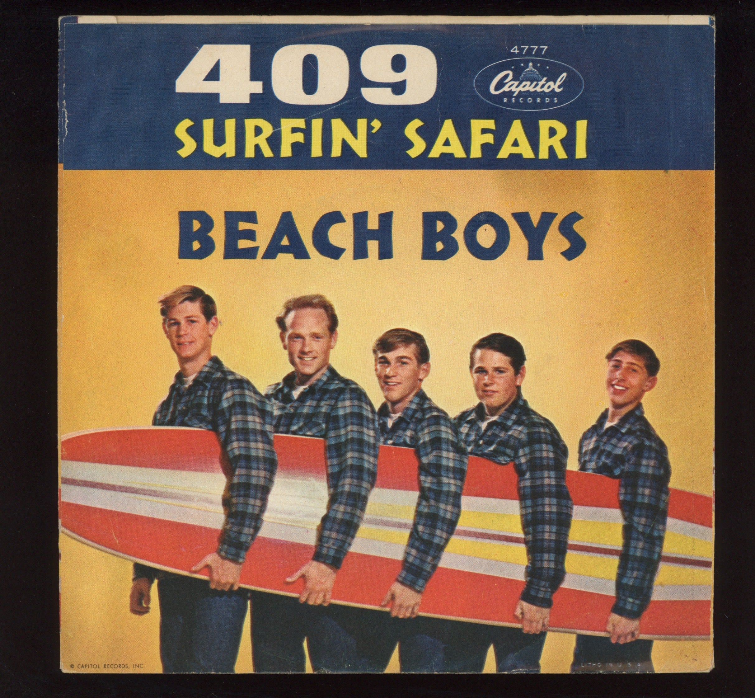 The Beach Boys - Surfin' Safari / 409 on Capitol 45 With Picture Sleeve
