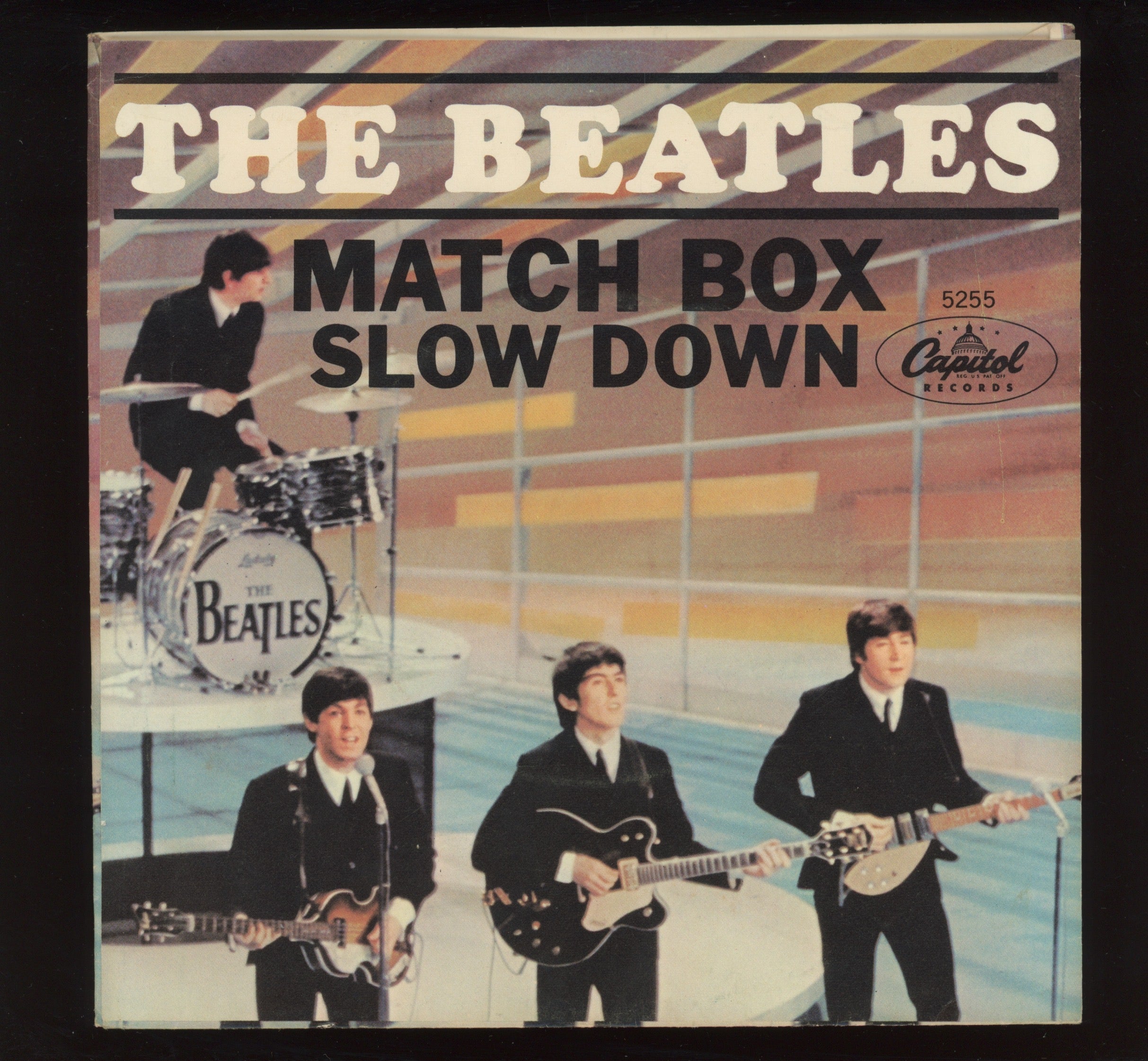The Beatles - Matchbox / Slow Down on Capitol 45 With Picture Sleeve