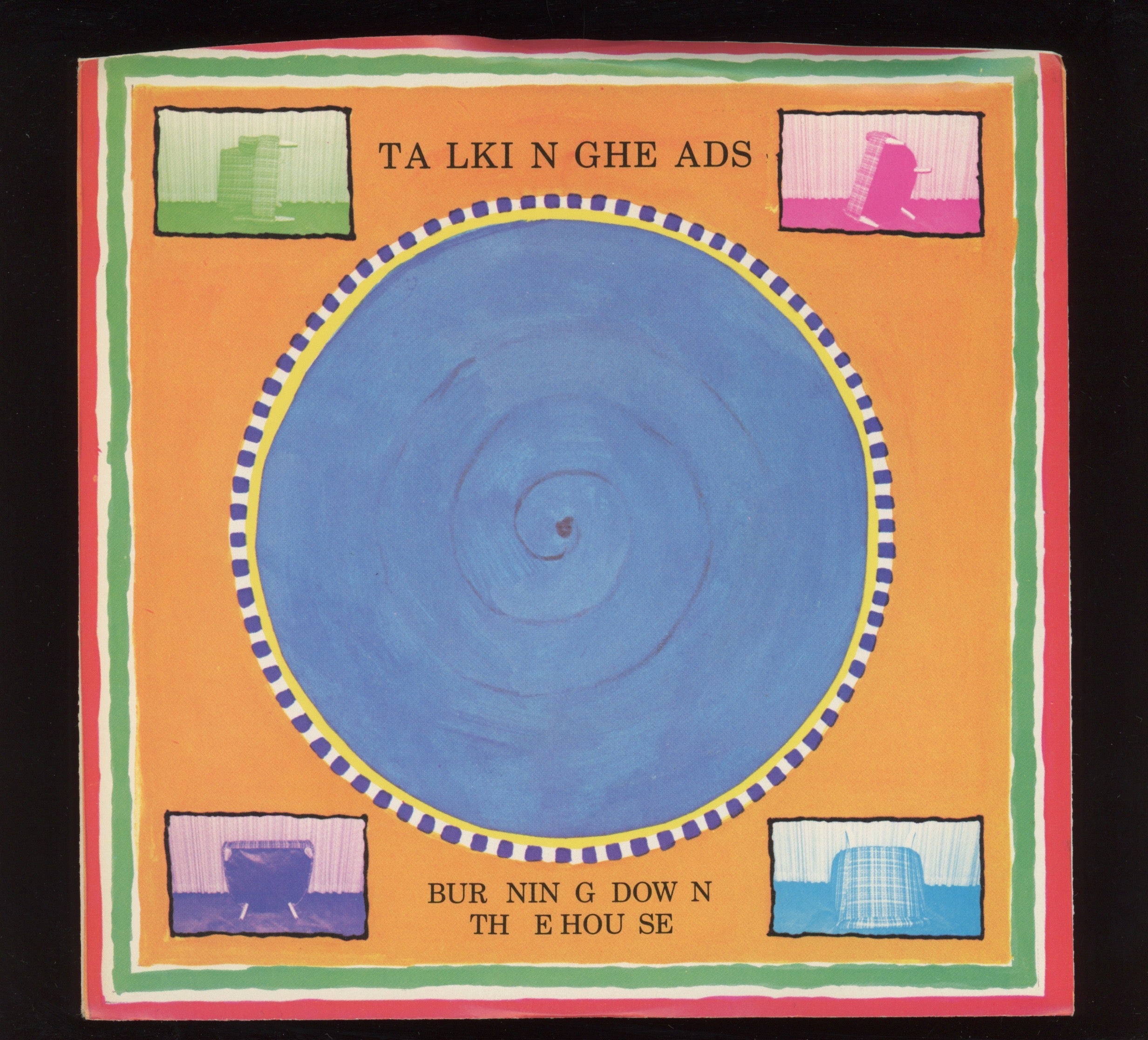 Talking Heads - Burning Down The House on Sire Promo 45 With Picture Sleeve