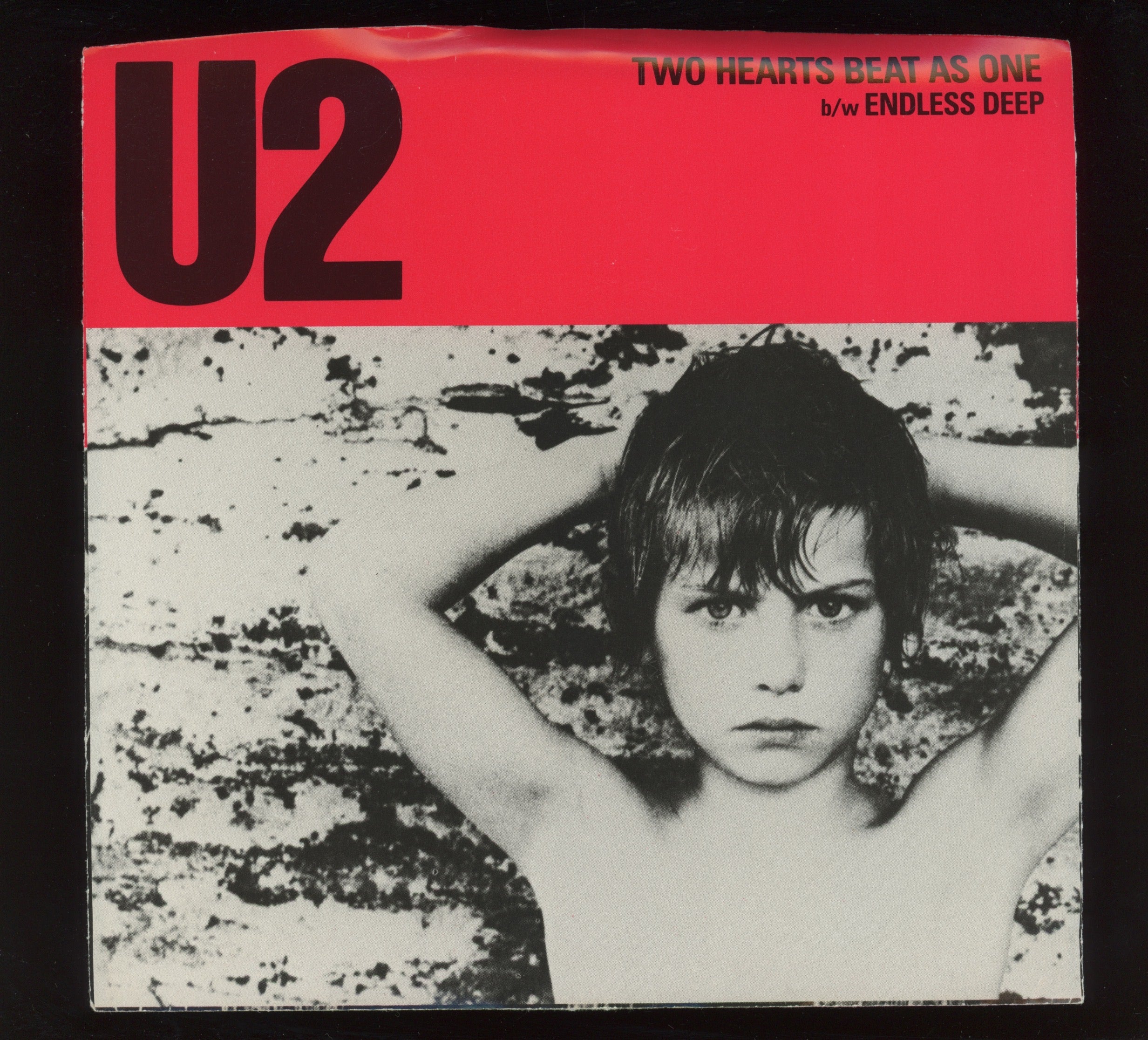 U2 - Two Hearts Beat As One on Island Promo 45 With Picture Sleeve