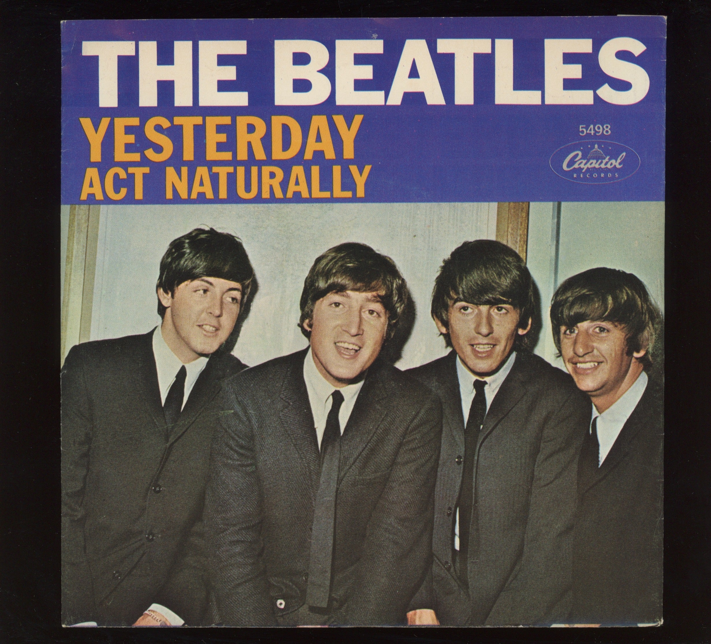 The Beatles - Yesterday on Capitol 45 With Picture Sleeve