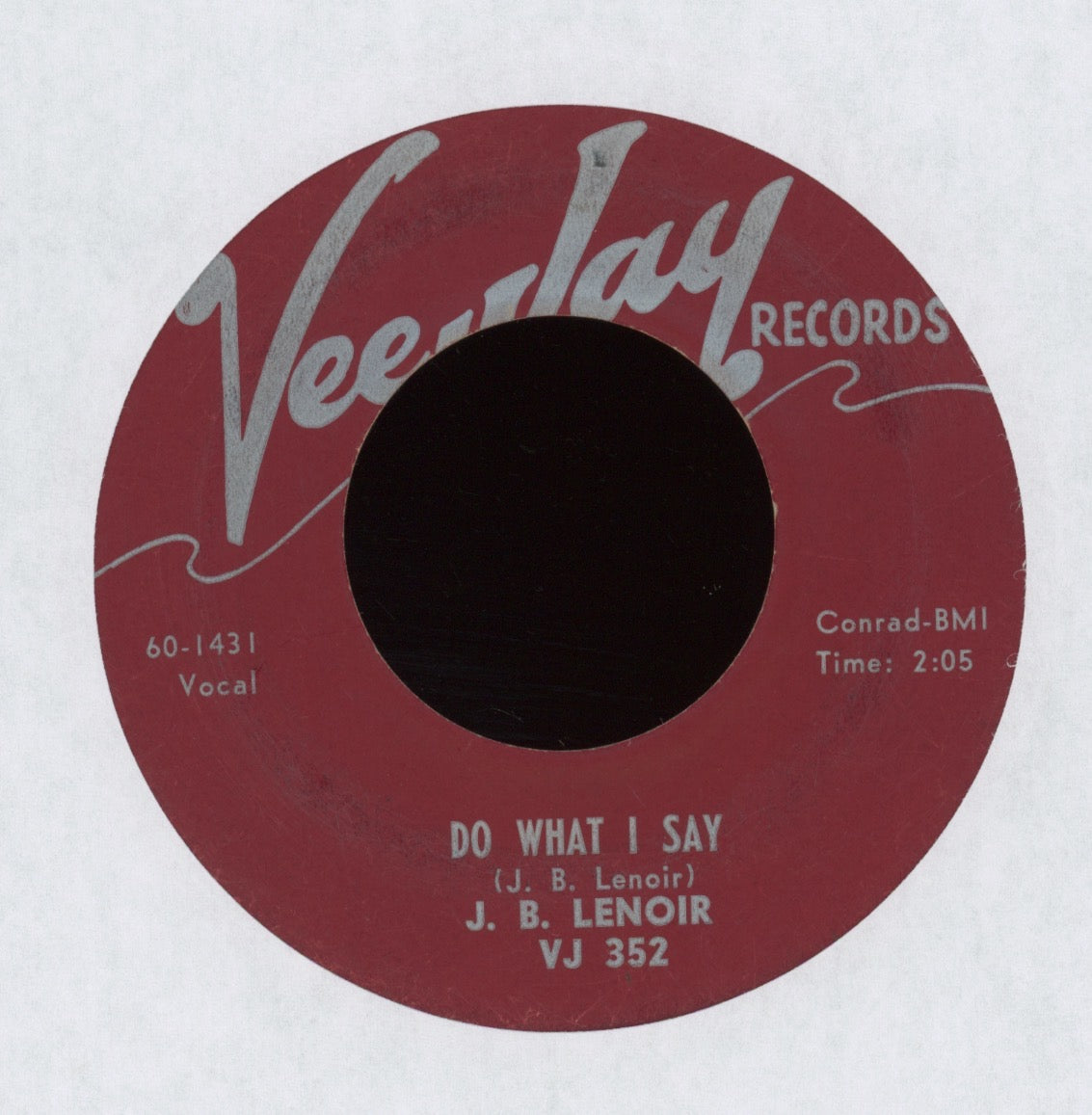 J.B. Lenoir - Do What I Say on Vee Jay R&B 45