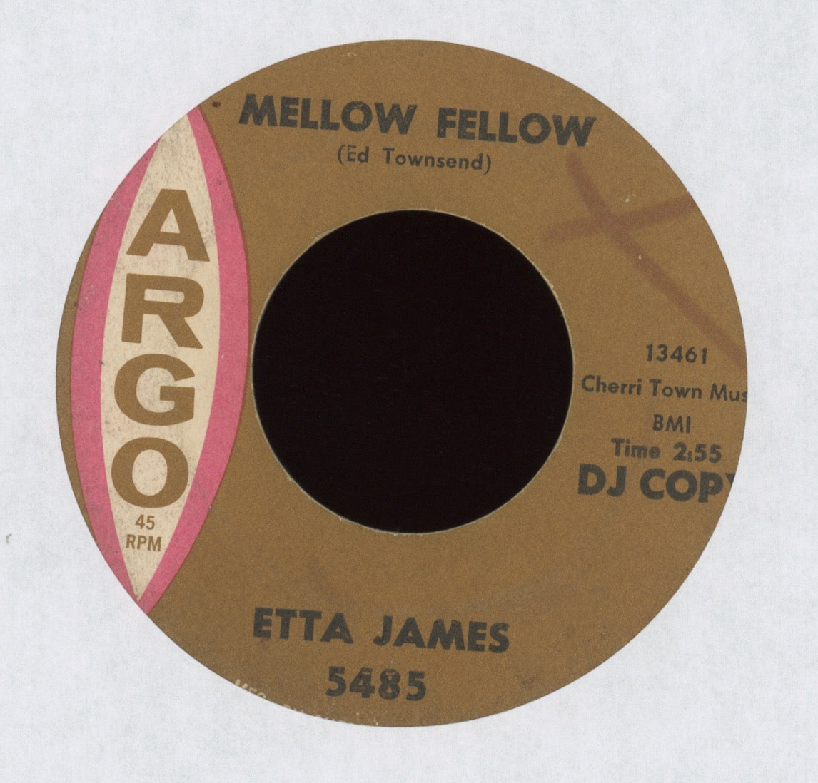 Etta James - Mellow Fellow on Argo R&B Mod 45