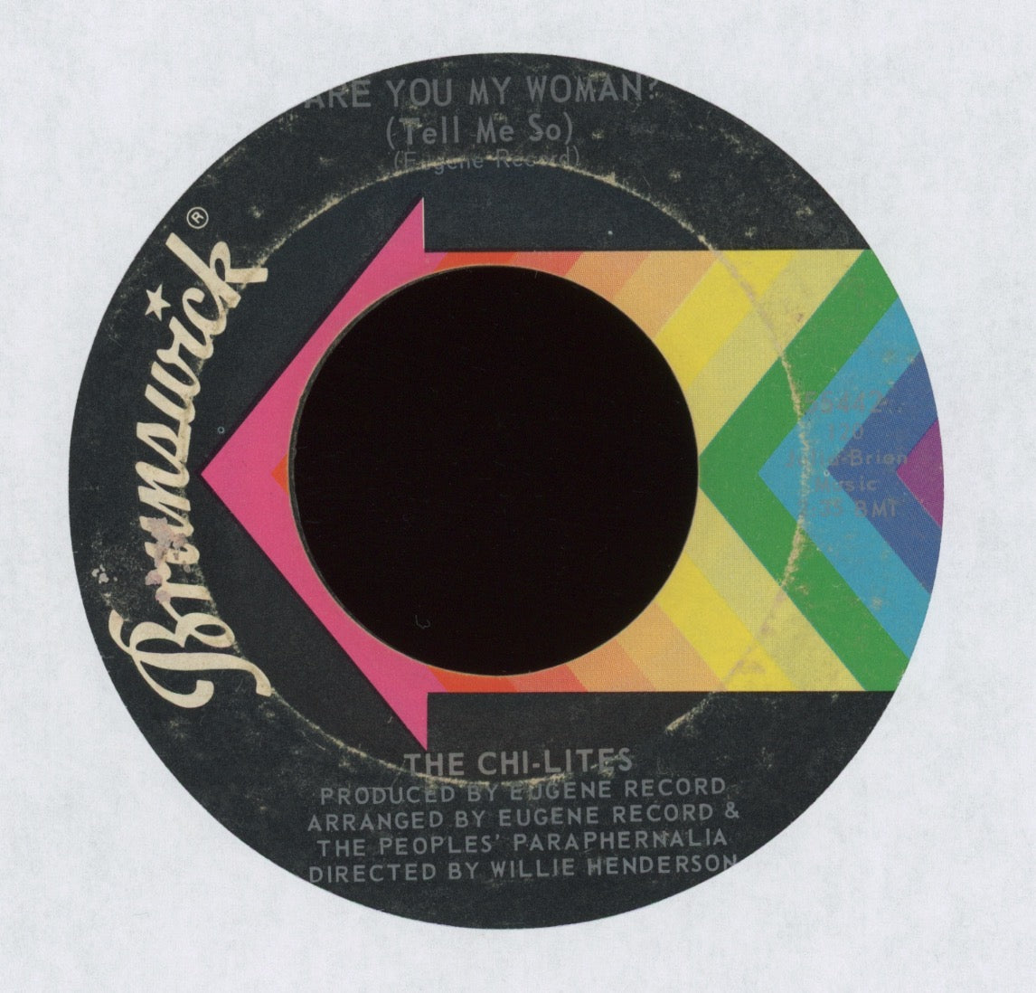 The Chi-Lites - Are You My Woman? (Tell Me So) on Brunswick Soul Funk 45 Samples