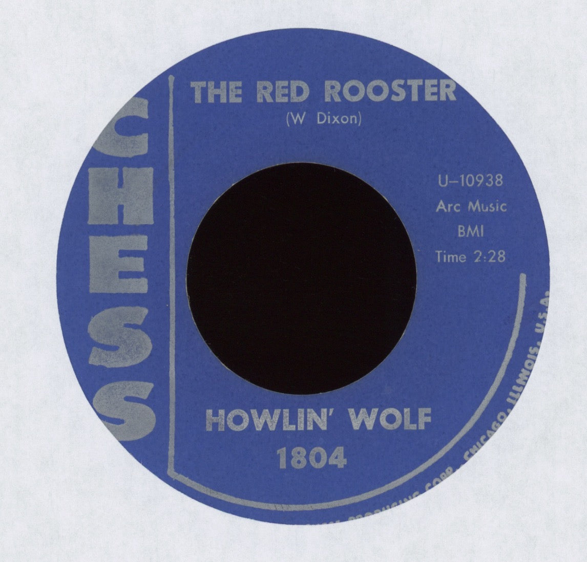Howlin' Wolf - Shake For Me on Chess R&B Blues 45