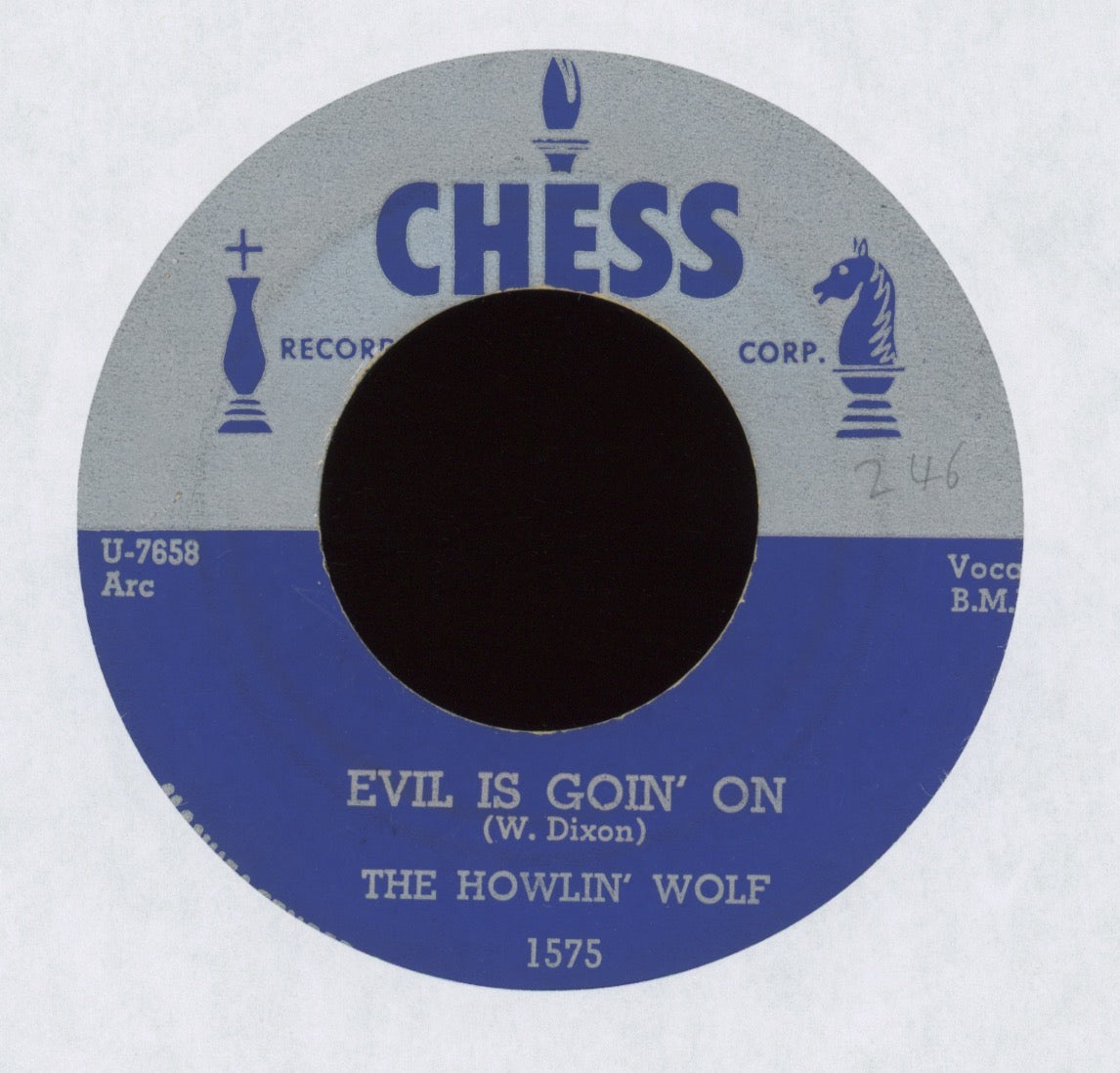 Howlin' Wolf - Evil Is Goin' On on Chess Blues 45