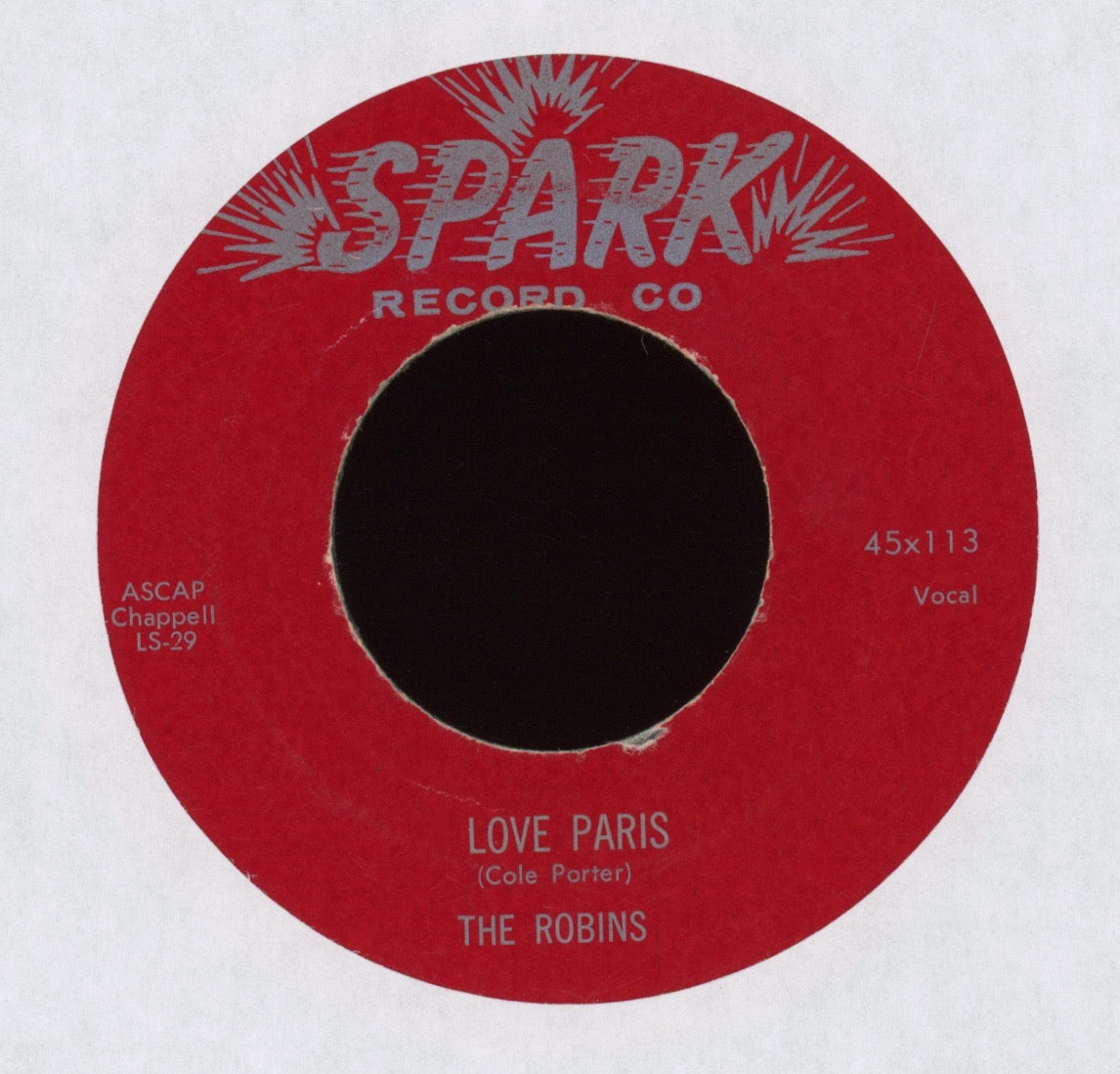 The Robins - One Kiss on Spark R&B Doo Wop 45