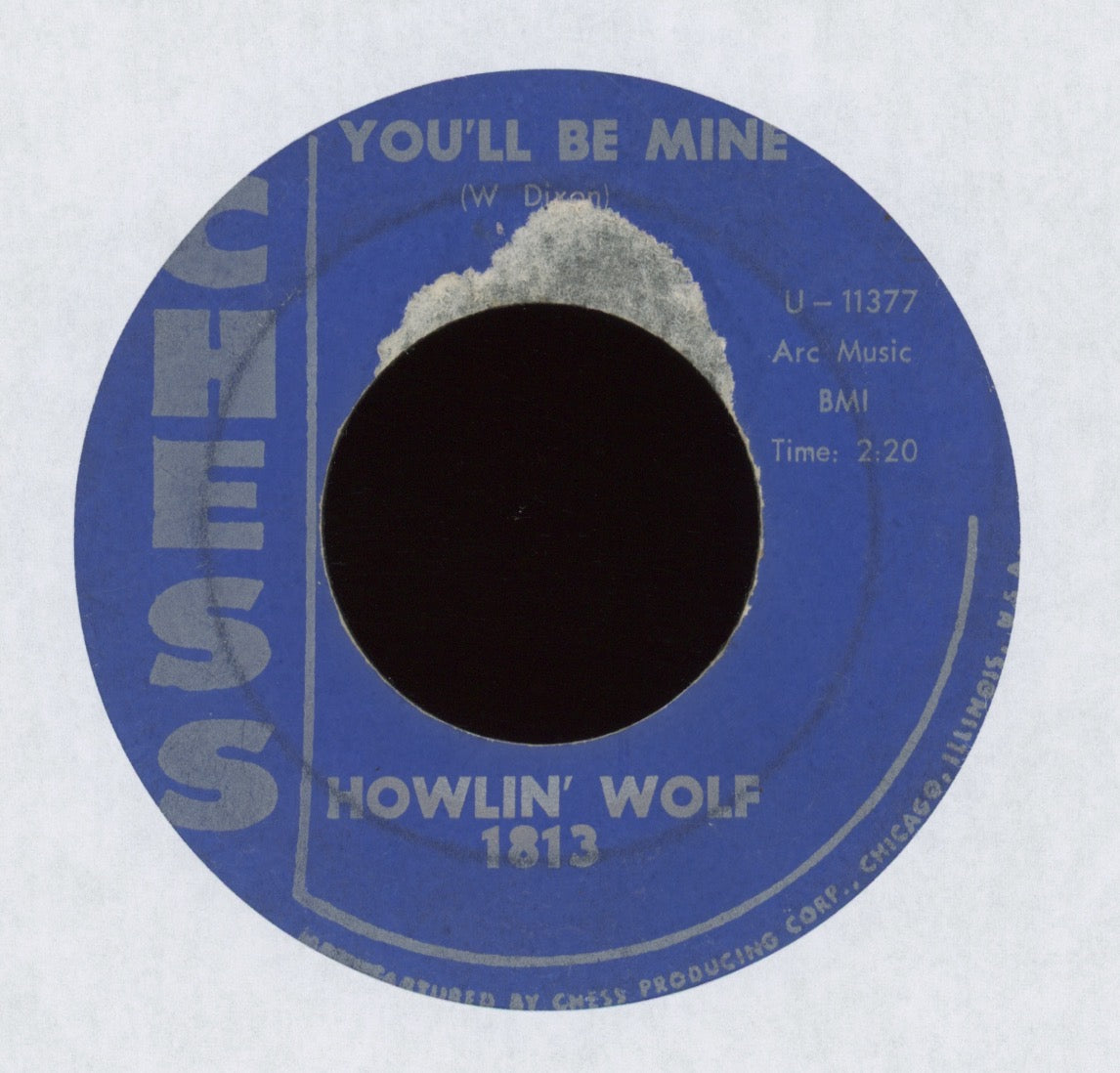 Howlin' Wolf - You'll Be Mine / Going Down Slow on Chess Blues 45