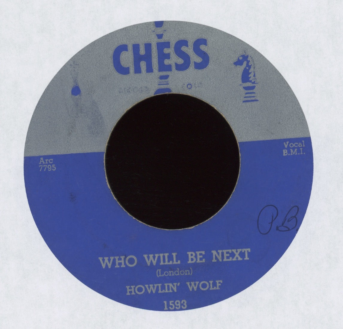 Howlin' Wolf - Who Will Be Next / I Have A Little Girl on Chess Blues 45
