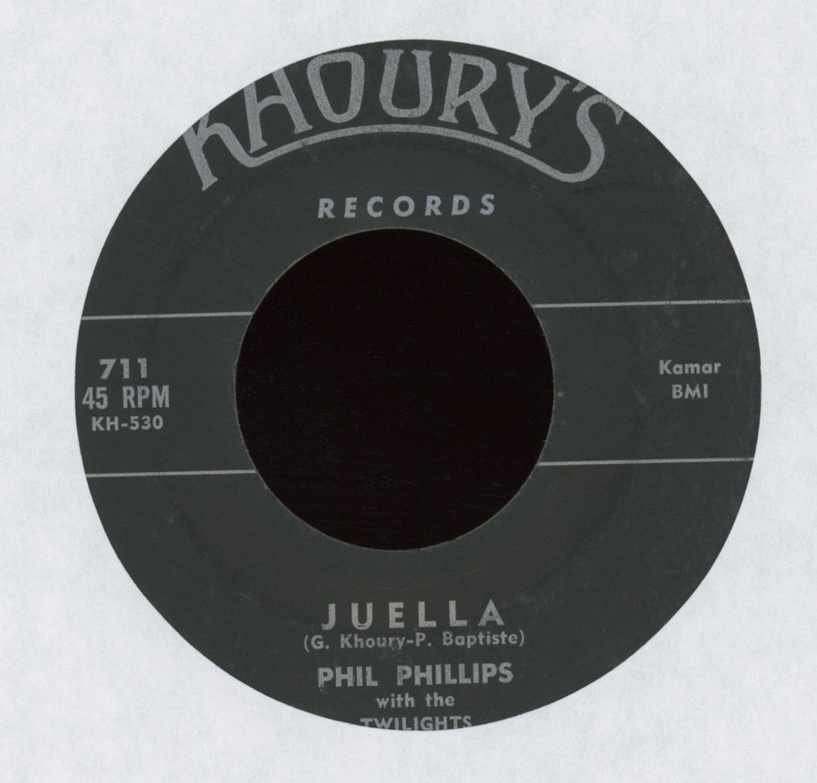 Phil Phillips With The Twilights - Sea Of Love on Khoury's Teen 45