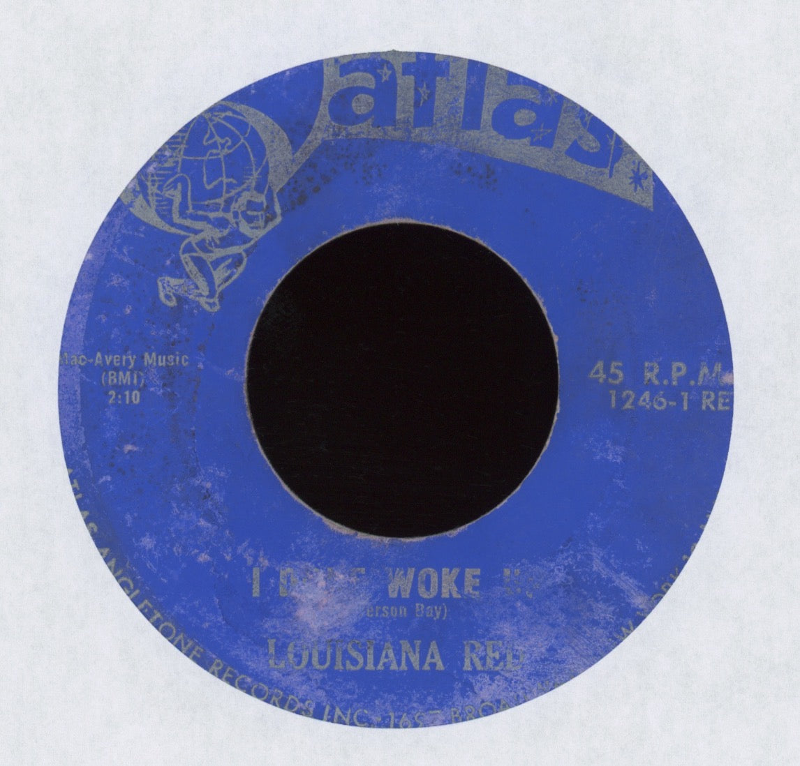 Louisiana Red - I Done Woke Up on Atlas R&B Blues 45