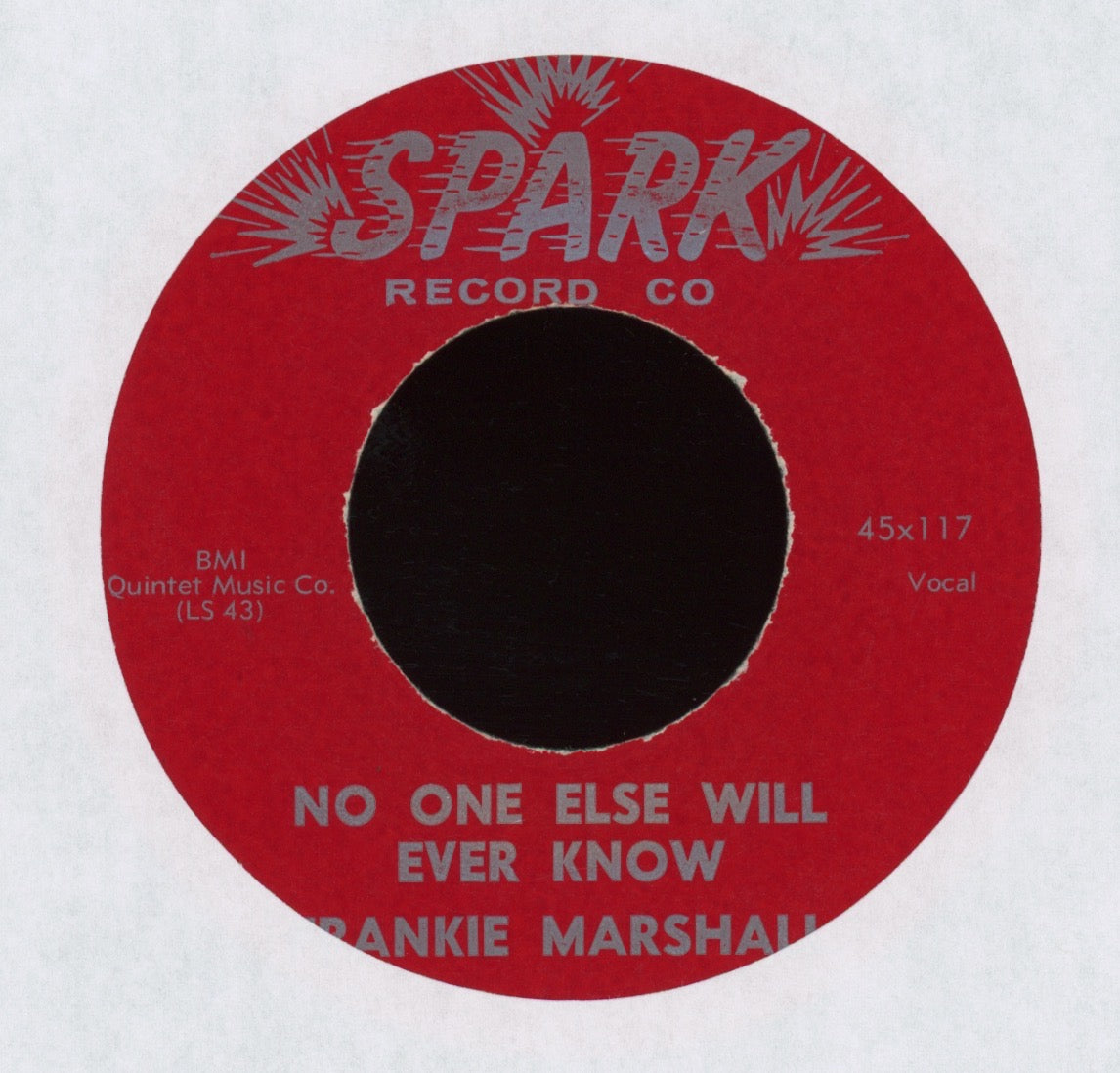 Frankie Marshall - Just Say The Word on Spark R&B 45