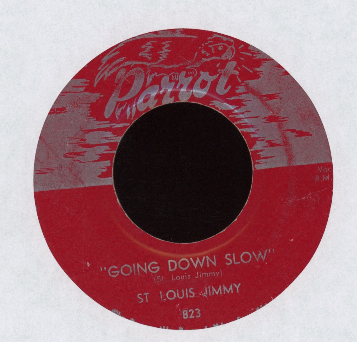 St. Louis Jimmy Oden - Murder In The First Degree on Parrot R&B Blues 45