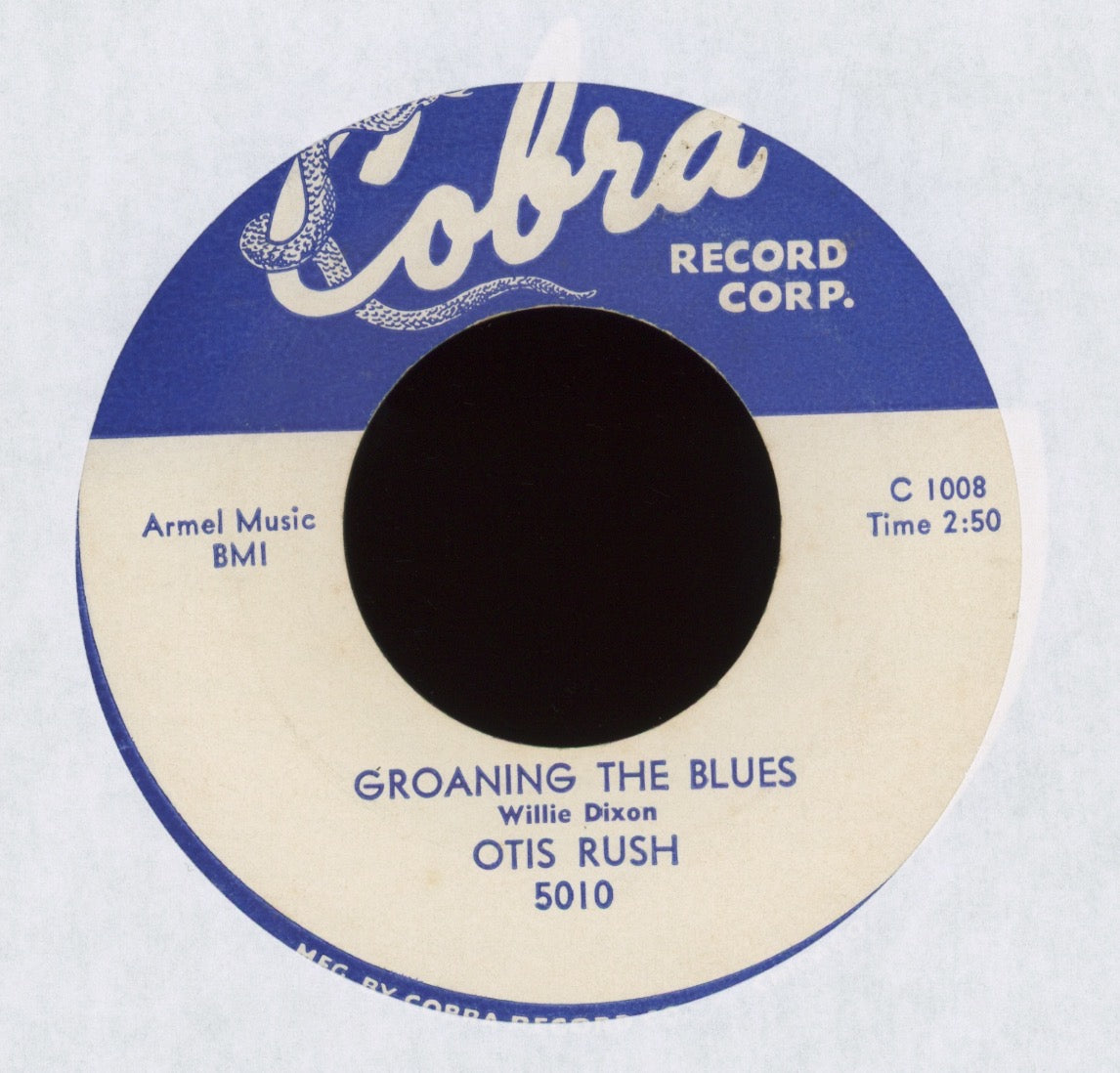 Otis Rush - Groaning The Blues on Cobra Blues 45