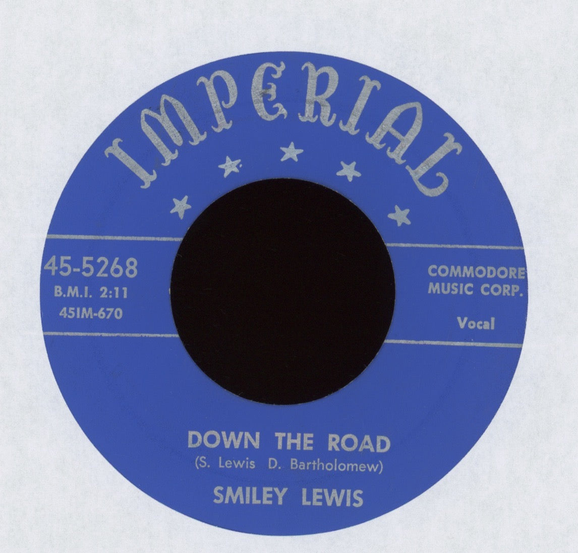 Smiley Lewis - Down The Road on Imperial R&B Rocker 45
