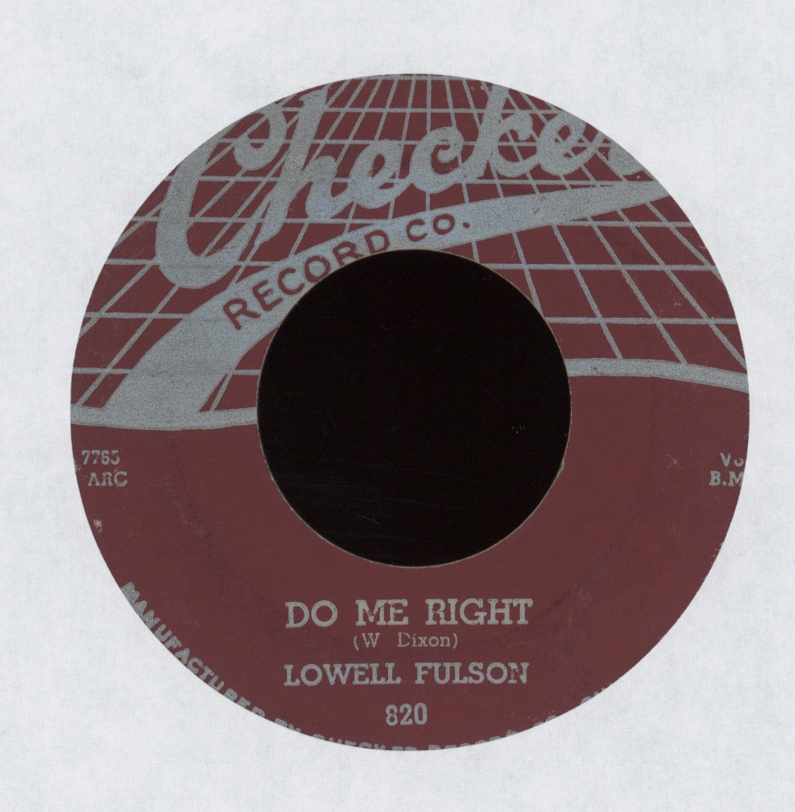Lowell Fulson Fulsom - Do Me Right on Checker R&B Blues 45