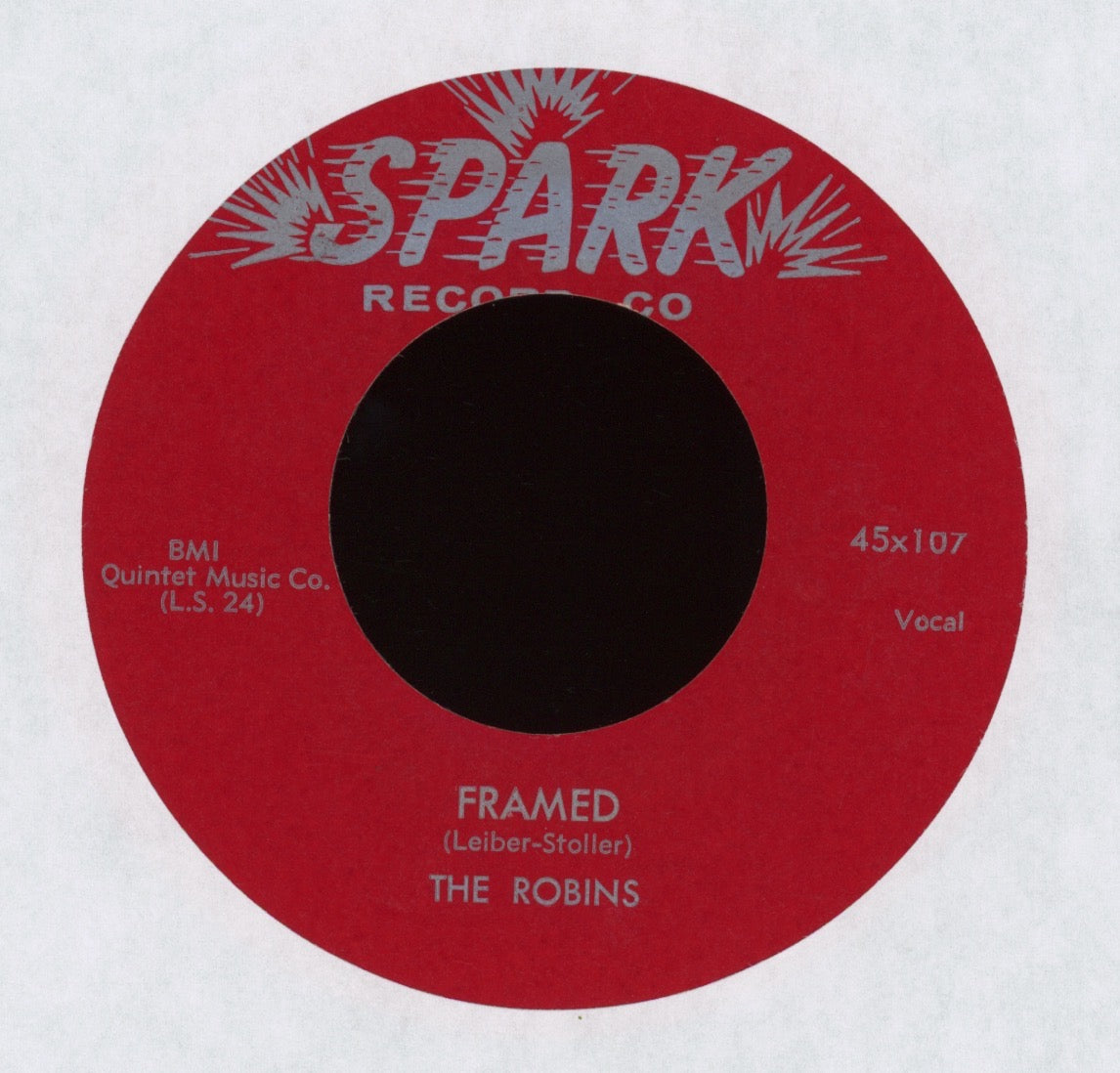 The Robins - Framed on Spark R&B Doo Wop 45