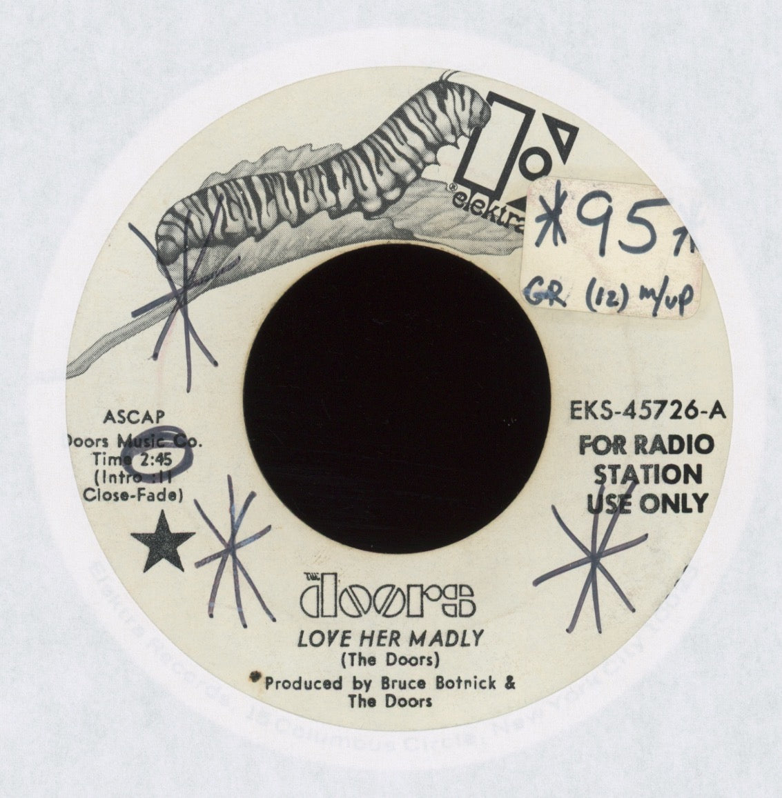 The Doors - Love Her Madly on Elektra Promo Rock 45