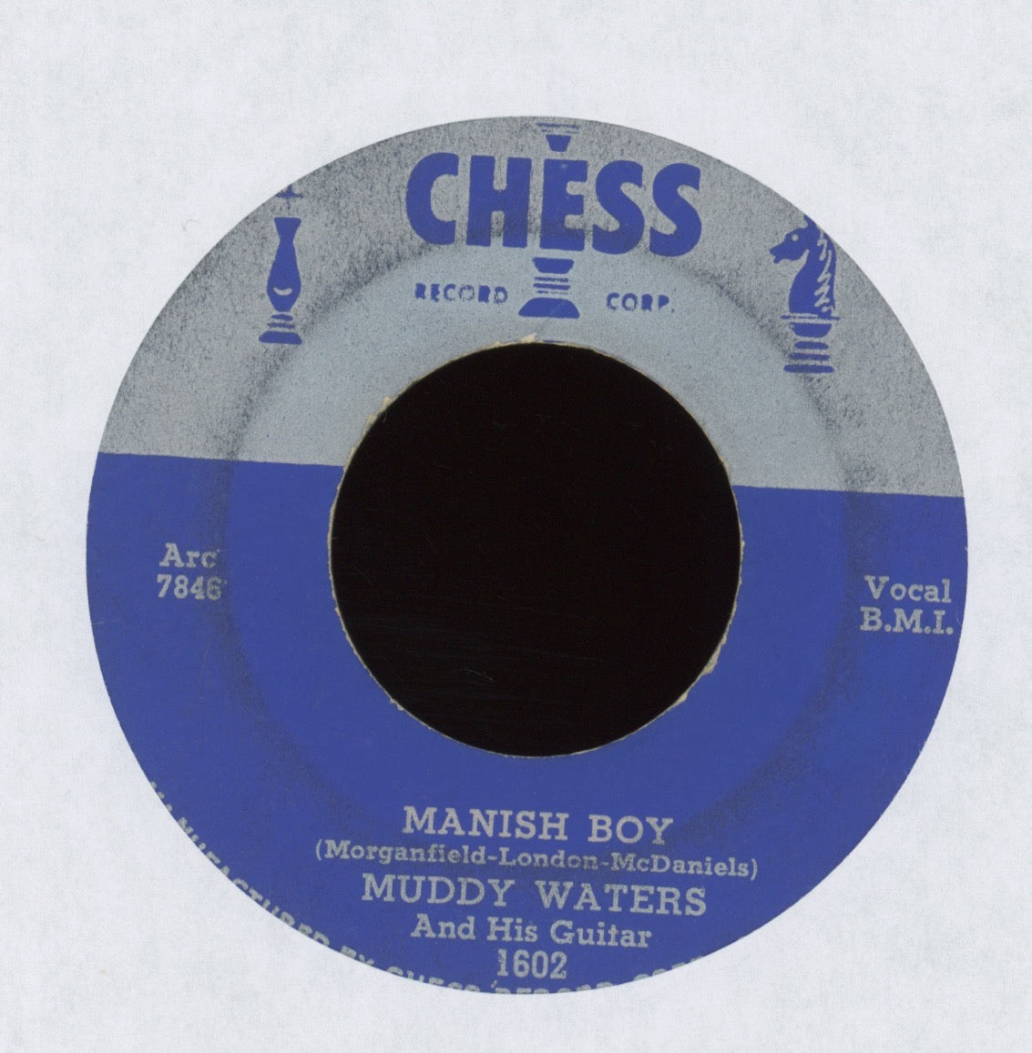 Muddy Waters - Manish Boy on Chess Blues 45