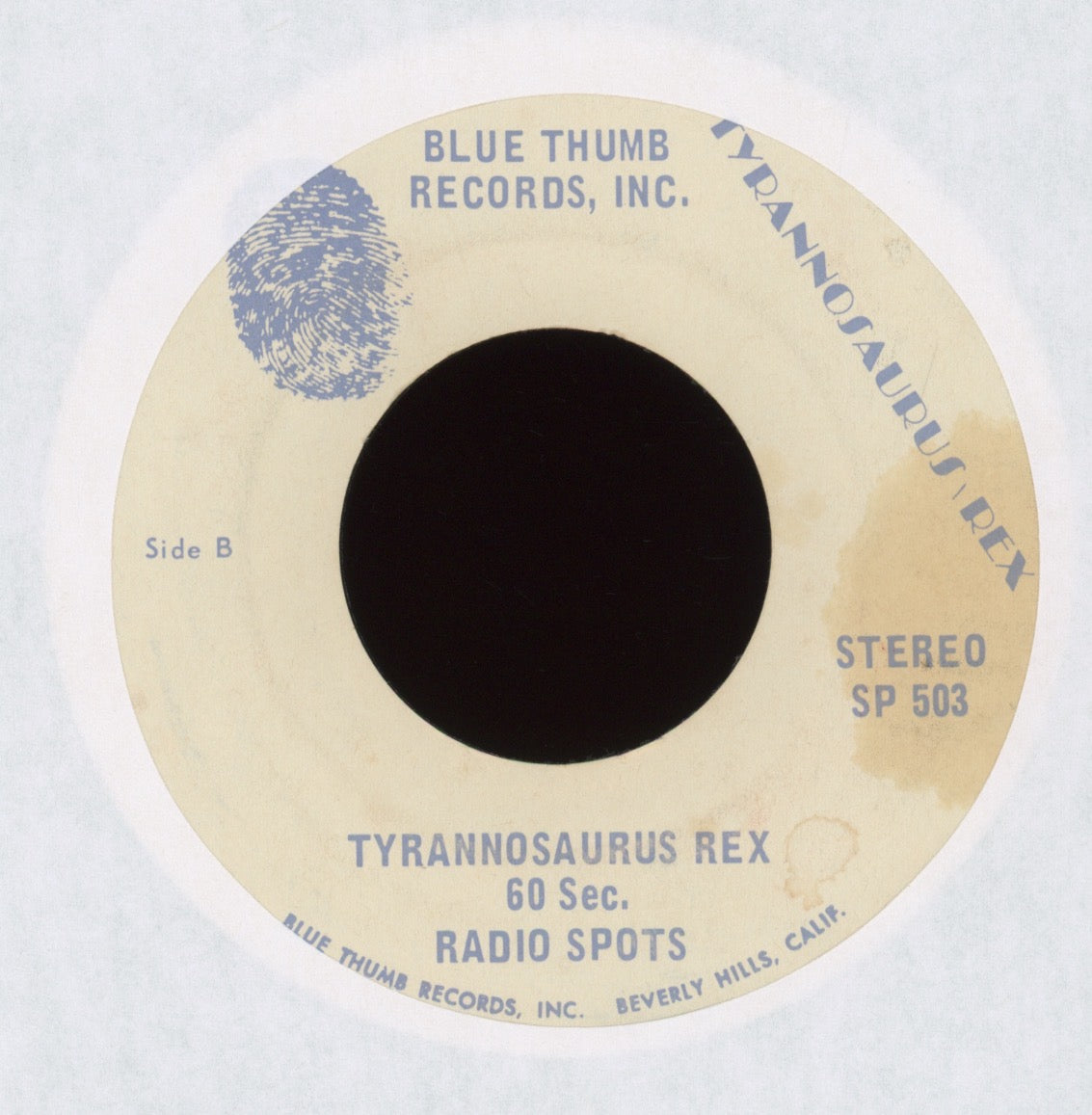 Tyrannosaurus Rex - Radio Spots on Blue Thumb Interviews Rock 45