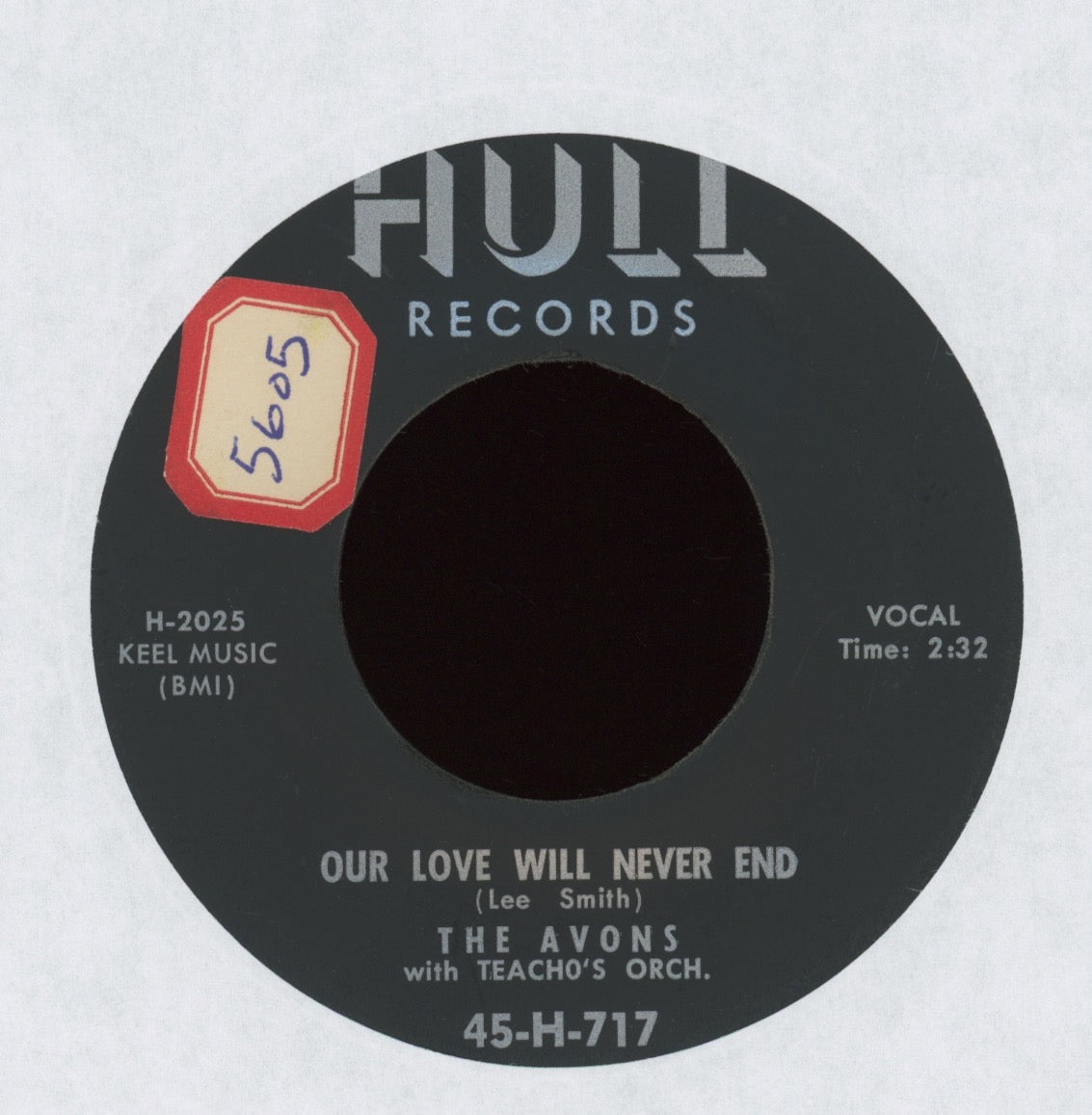The Avons - I'm Sending S.O.S. / Our Love Will Never End on Hull R&B Doo Wop 45