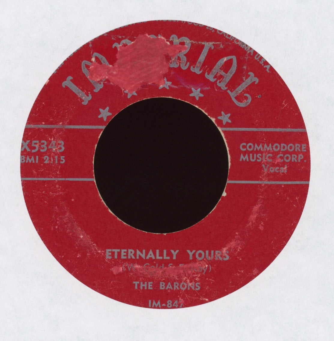 The Barons - Eternally Yours on Imperial