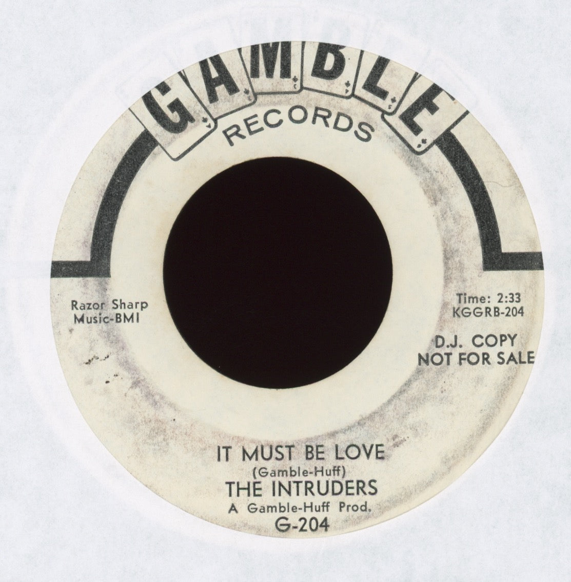 The Intruders - (You'd Better) Check Yourself on Gamble Promo