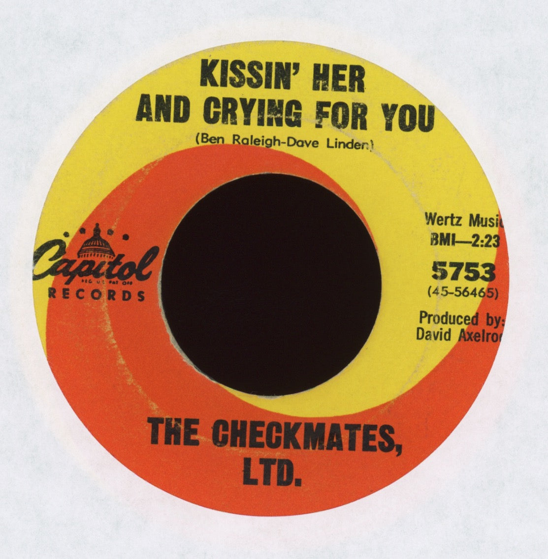 The Checkmates LTD. - Kissin' Her and Crying for You on Capitol