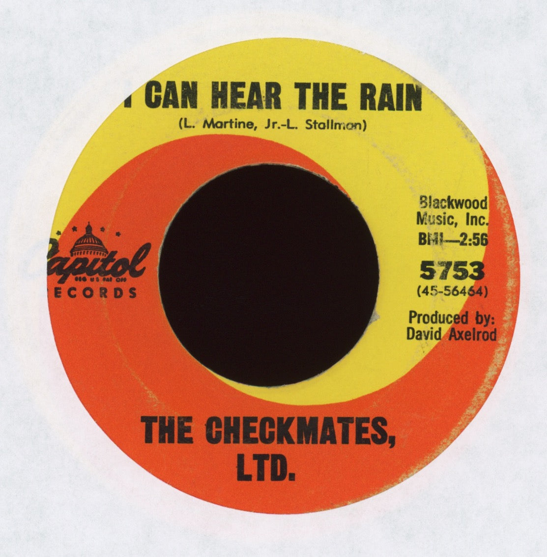 The Checkmates LTD. - Kissin' Her and Crying for You on Capitol
