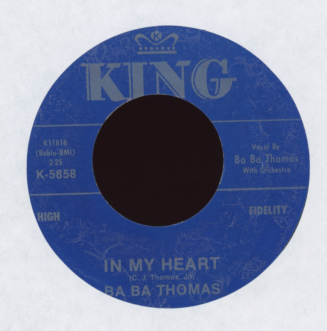 Ba Ba Thomas - (Why Don't You) Leave It Alone on King Second Pressing