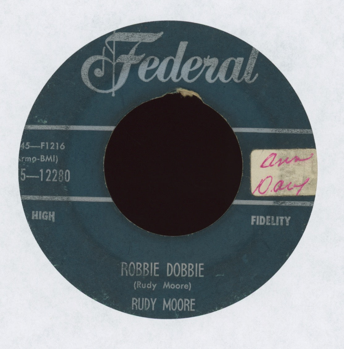 Rudy Moore - Robbie Dobbie on Federal