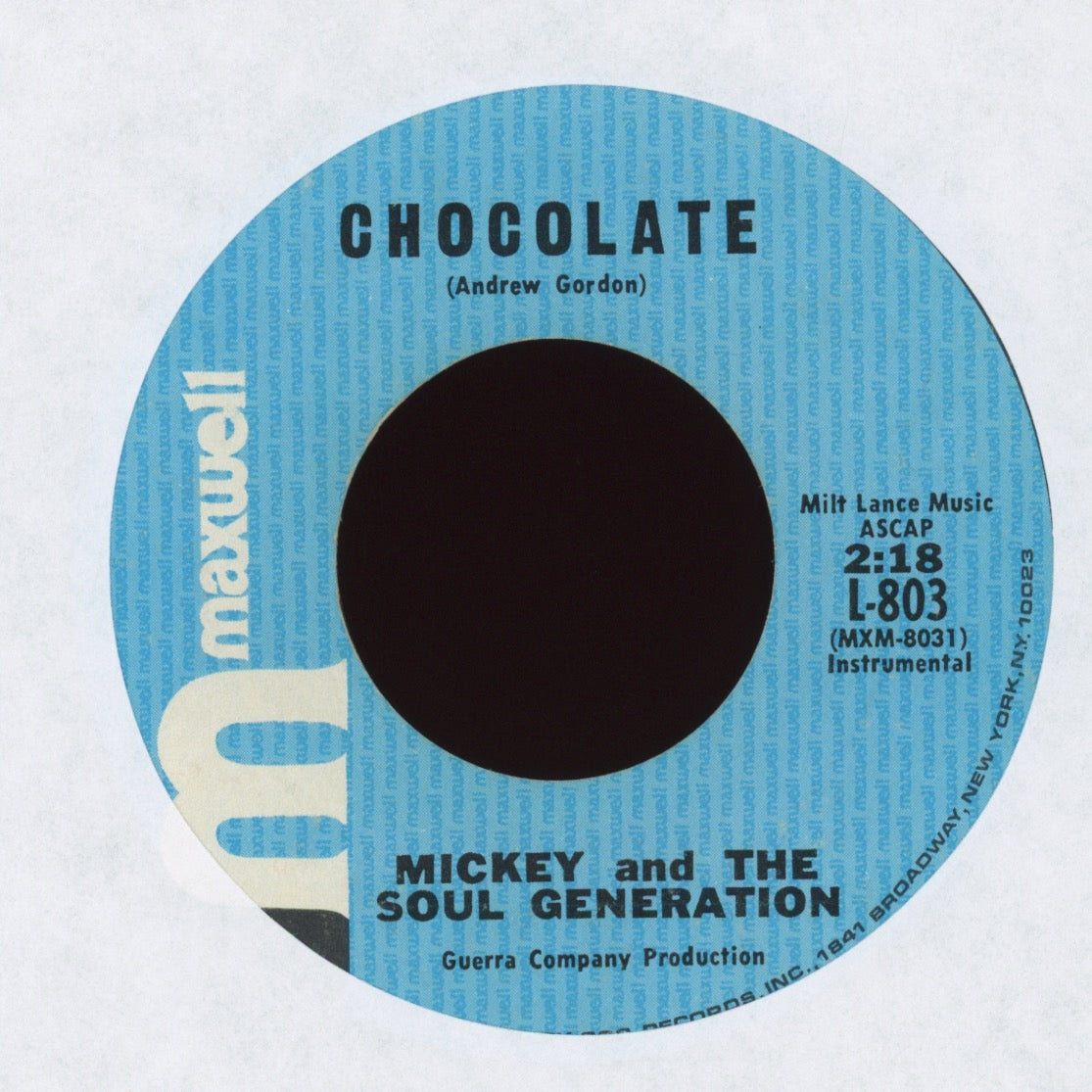 Mickey & The Soul Generation - Iron Leg on Maxwell