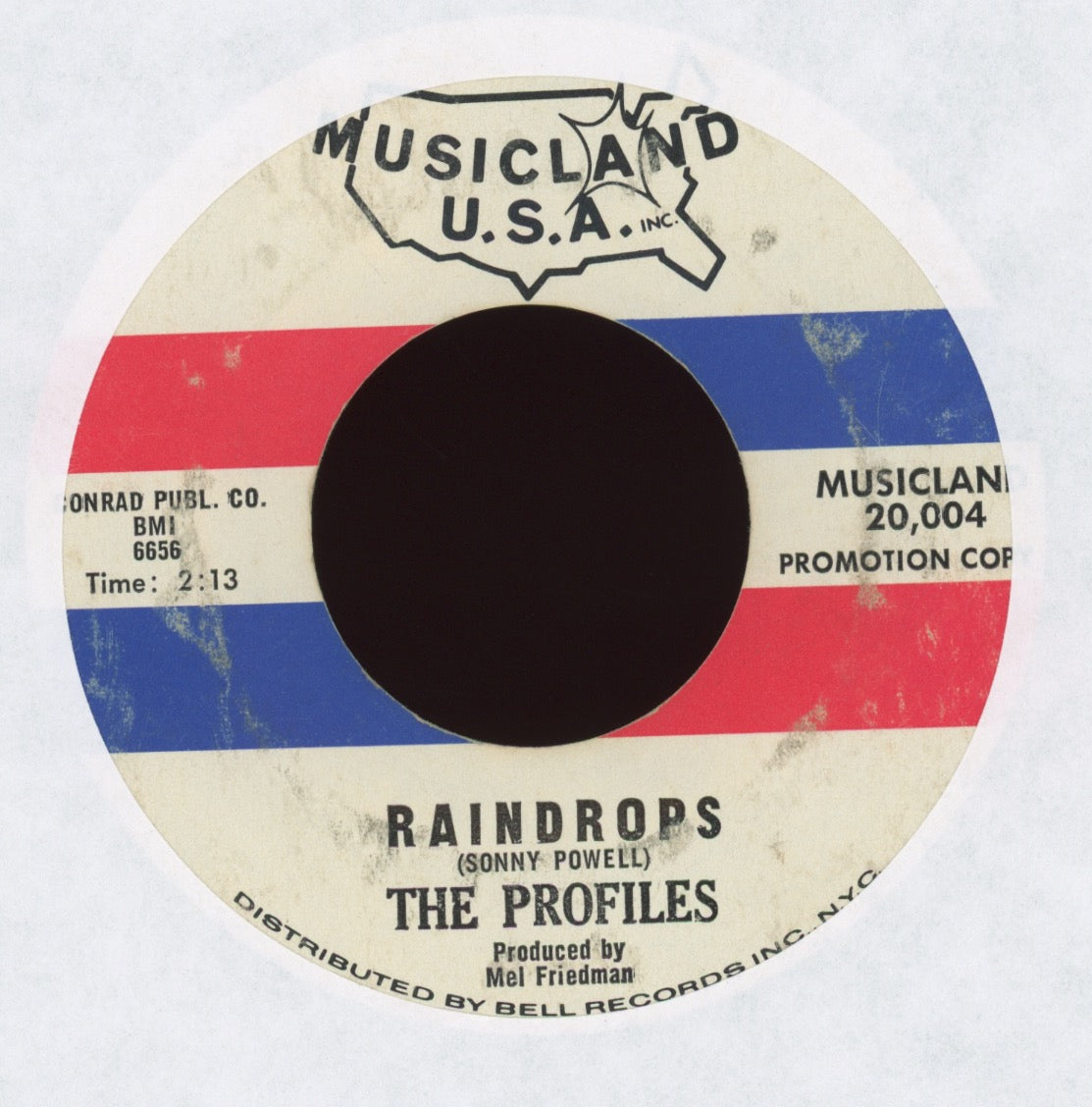 The Profiles - Raindrops on Musicland U.S.A. Promo