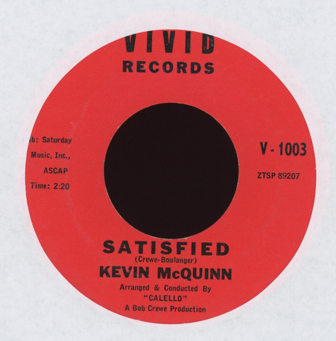 Kevin McQuinn - Satisfied on Vivid