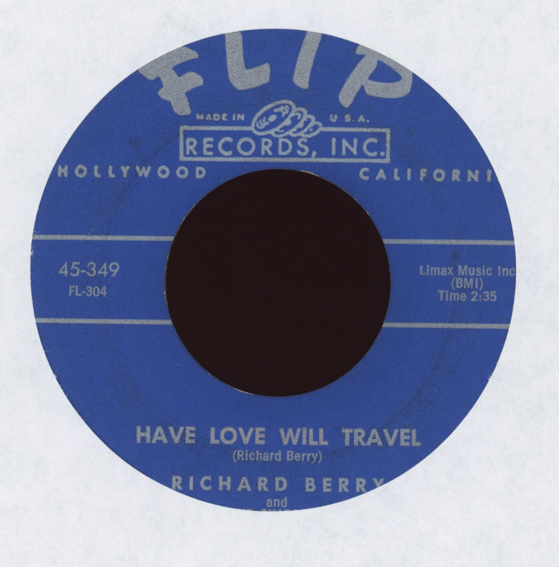 Richard Berry - Have Love Will Travel on Flip