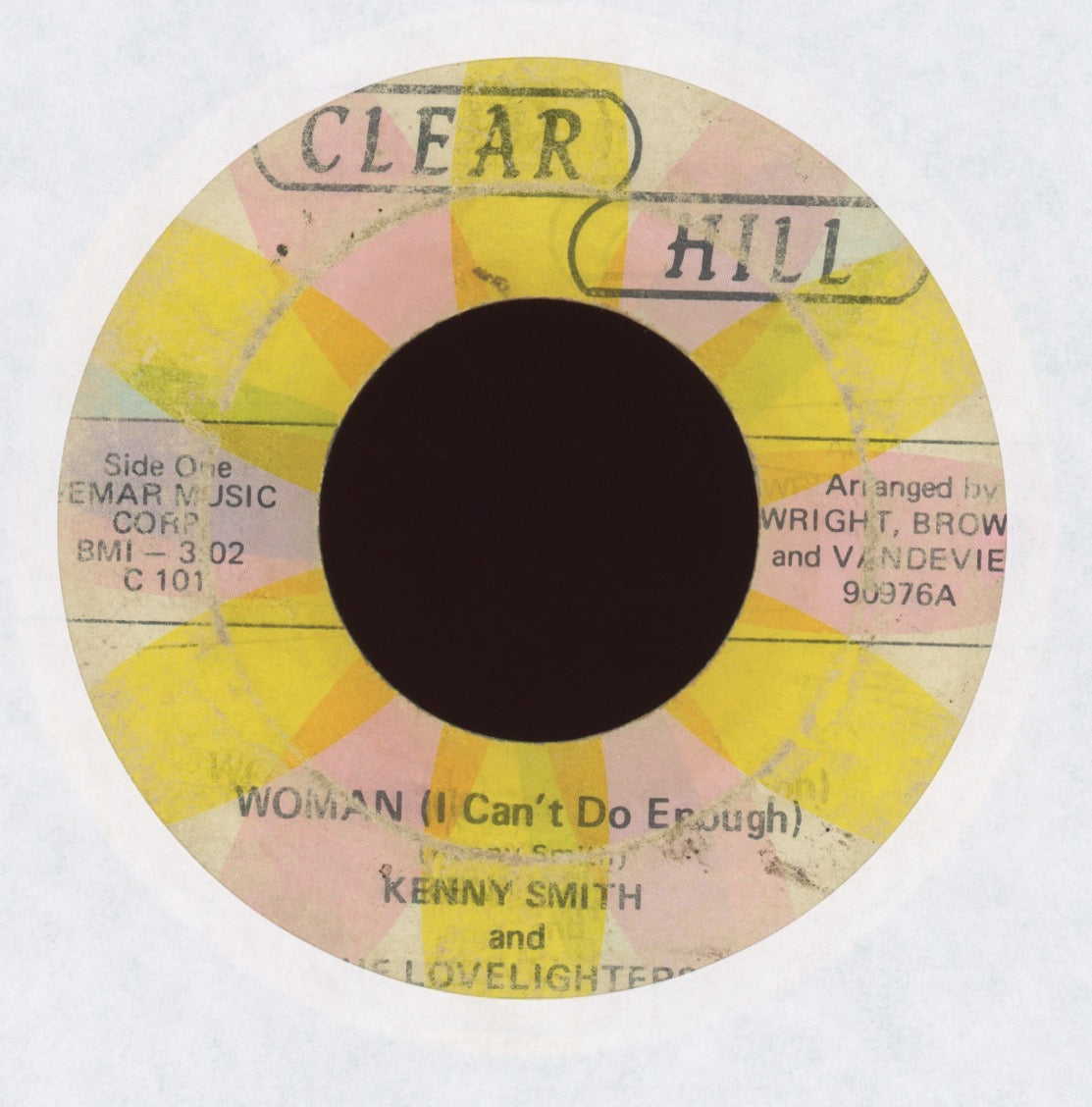 Kenny Smith & The Loveliters - Woman (I Can't Do Enough) on Clear Hill
