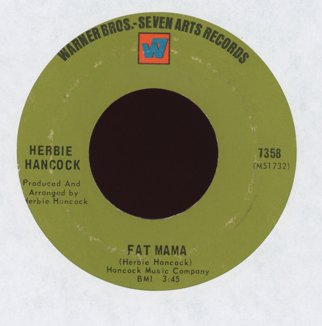 Herbie Hancock - Fat Mama on Warner Bros.