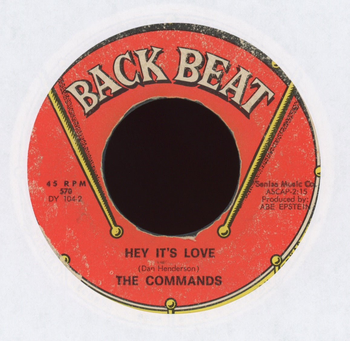 The Commands -  Hey It's Love on Back Beat