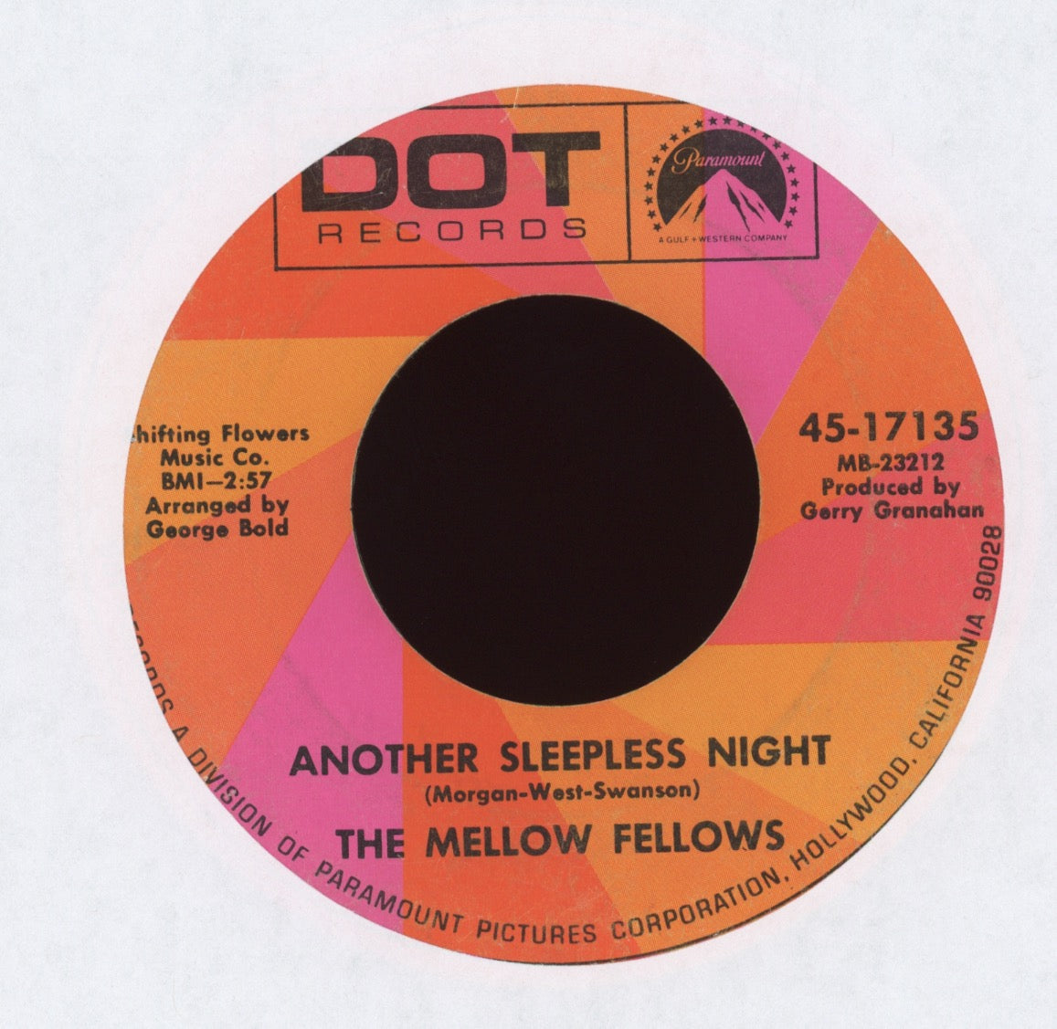 The Mellow Fellows - My Baby Needs Me on Dot