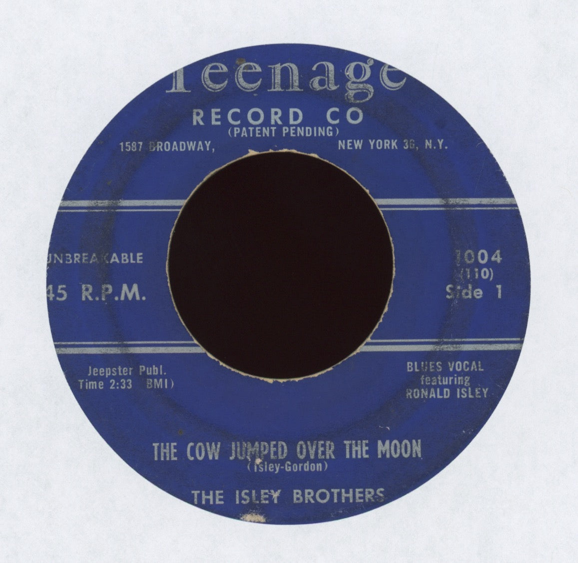 The Isley Brothers - The Cow Jumped Over The Moon on Teenage
