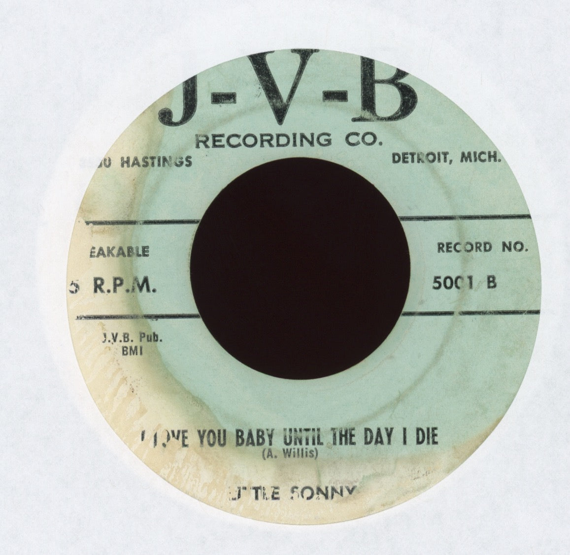 Little Sonny - Love Shock on J-V-B
