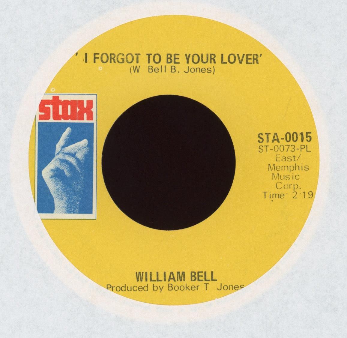 William Bell - I Forgot To Be Your Lover on Stax Samples