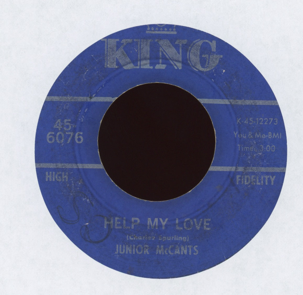 Junior McCants - The Boy Needs A Girl on King