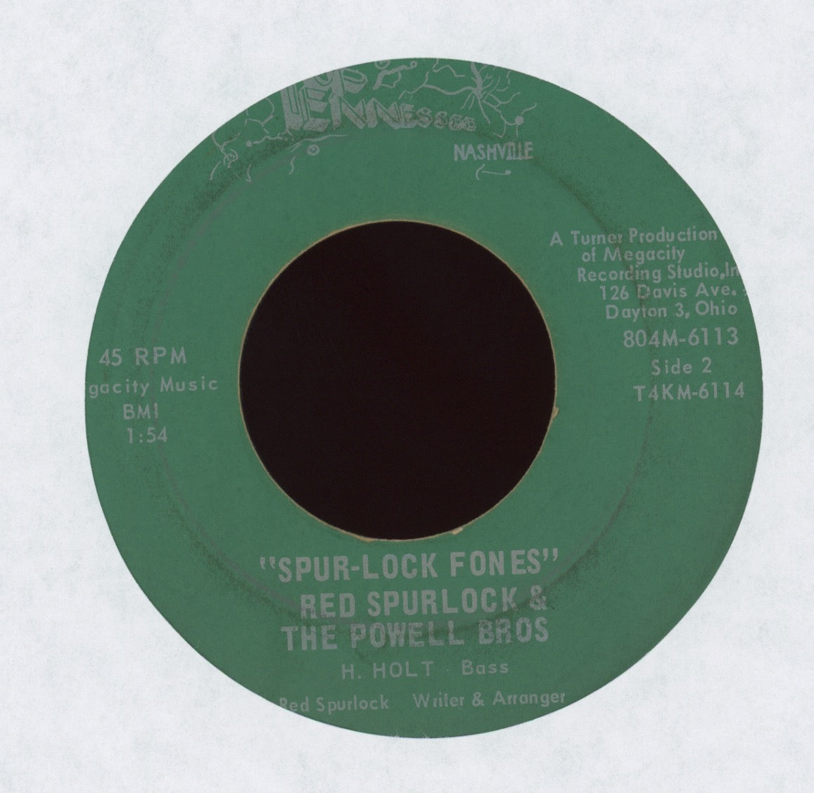 Red Spurlock - Loneliness on Top Tennessee Nashville