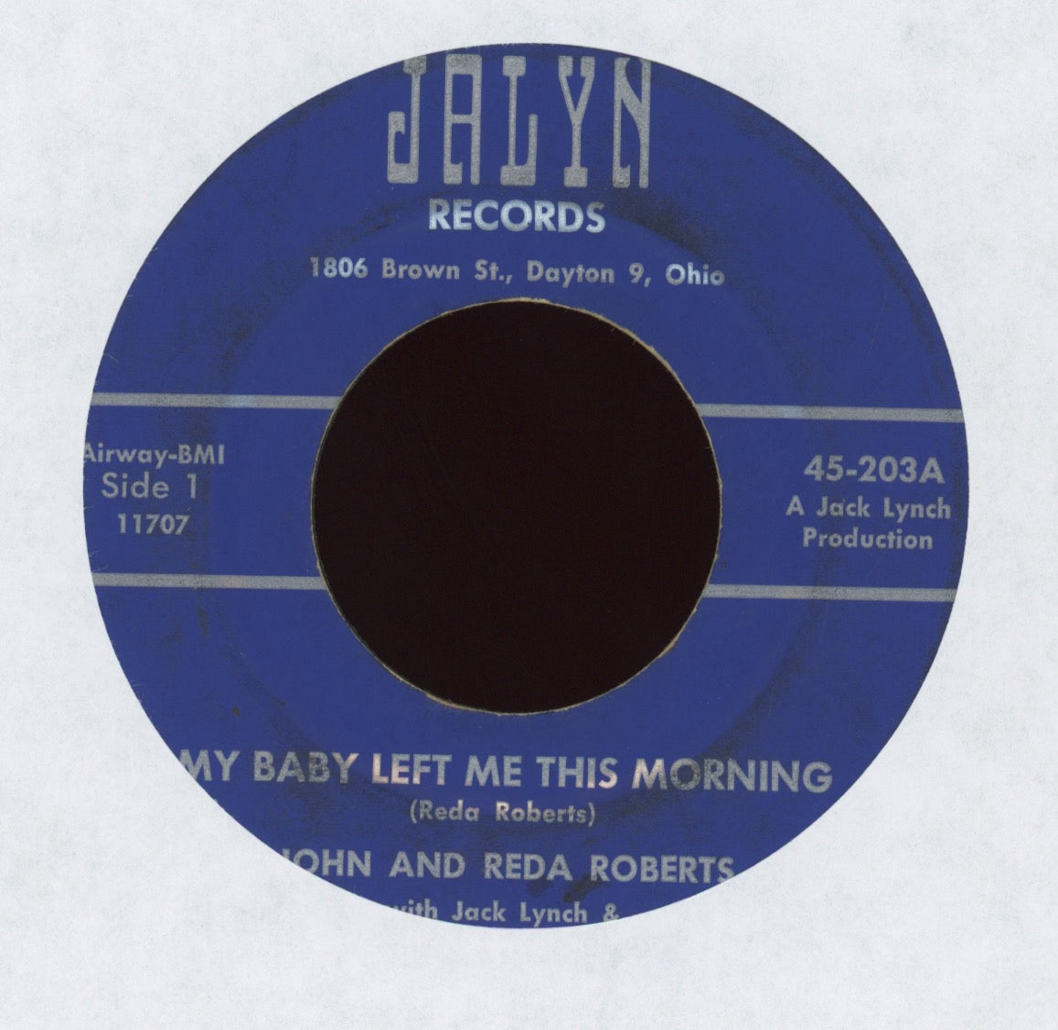 John And Reda Roberts - My Baby Left Me This Morning on Jalyn