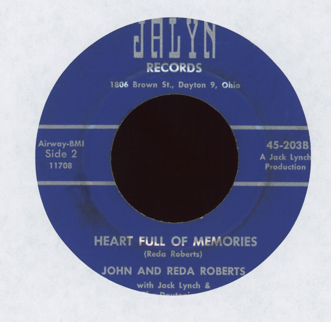 John And Reda Roberts - My Baby Left Me This Morning on Jalyn